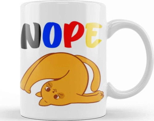 Funny Cat Lover Gifts For Men Kids Kupa Bardak Porselen