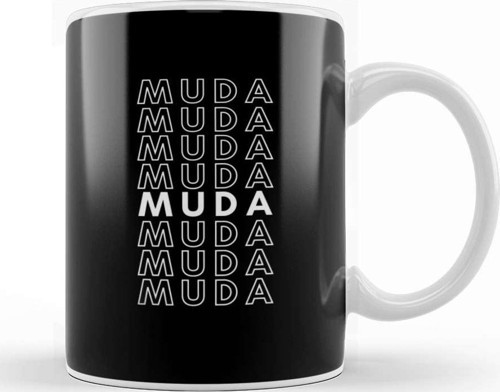Muda Muda Muda English Text Kupa Bardak Porselen
