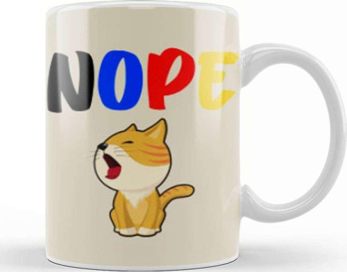 Funny Cat Lover Gifts For Men Kids Kupa Bardak Porselen