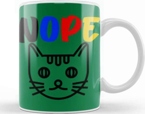 Funny Cat Lover Gifts For Men Kids Kupa Bardak Porselen