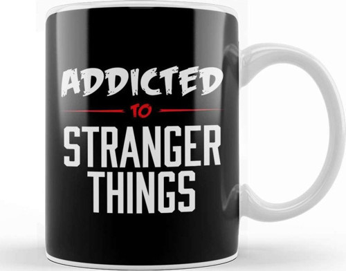 Addicted To Stranger Things Kupa Bardak Porselen