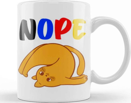 Funny Cat Lover Gifts For Men Kids Kupa Bardak Porselen