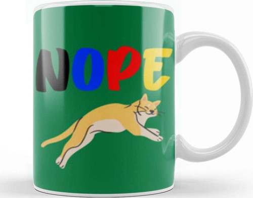 Funny Cat Lover Gifts For Men Kids Kupa Bardak Porselen
