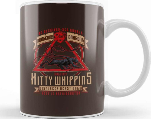D And D Kitty Whippins Brew Kupa Bardak Porselen