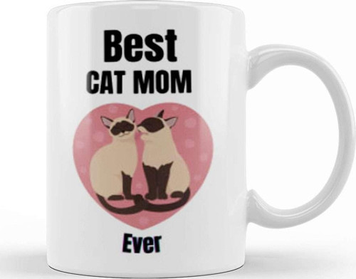 Mothers Day Best Dog Mom Ever Gıft Kupa Bardak Porselen