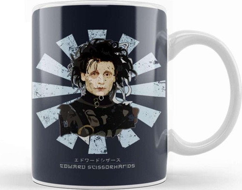 Edward Scissorhands Retro Japanese Kupa Bardak Porselen