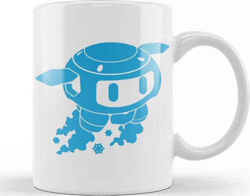 Mei Little Helper Overwatch Kupa Bardak Porselen