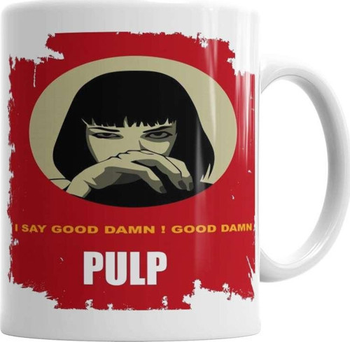 Pulp Fıctıon Gooddamn Mıa Wallace Kupa Bardak Porselen