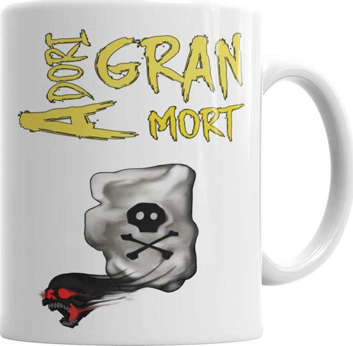 Sudden Death Rune Adori Gran Mort Kupa Bardak Porselen