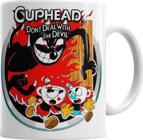 Cuphead Don'T Deal With The Devil Kupa Bardak Porselen