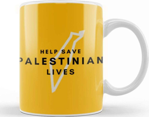 Help Save Palestinian Lives Kupa Bardak Porselen
