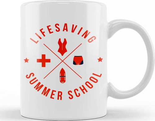 Baywatch Lifesaving Summer School Kupa Bardak Porselen
