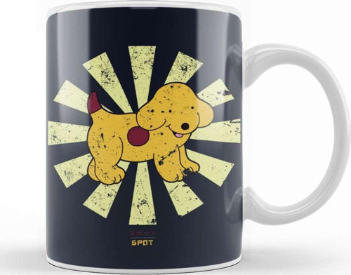 Spot The Dog Retro Japanese Kupa Bardak Porselen