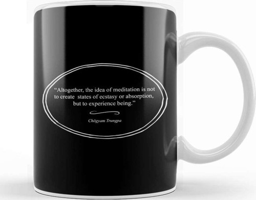 Mindfulness Chogyam Trungpa Quote Kupa Bardak Porselen