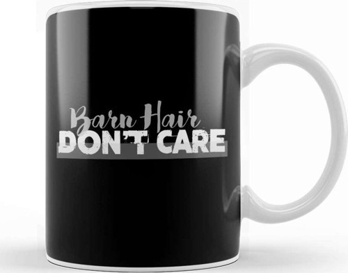 Barn Hair Don T Care Funny Farmer Kupa Bardak Porselen