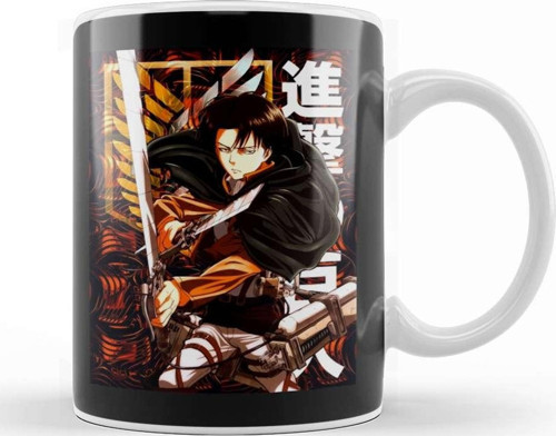 Levi Ackerman Titan Captian Kupa Bardak Porselen