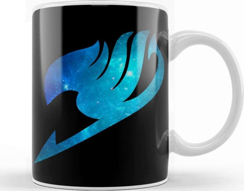 Fairy Tail Galaxy Silhouette Logo Kupa Bardak Porselen