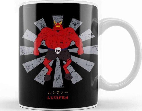 Lucifer Retro Japanese South Park Kupa Bardak Porselen