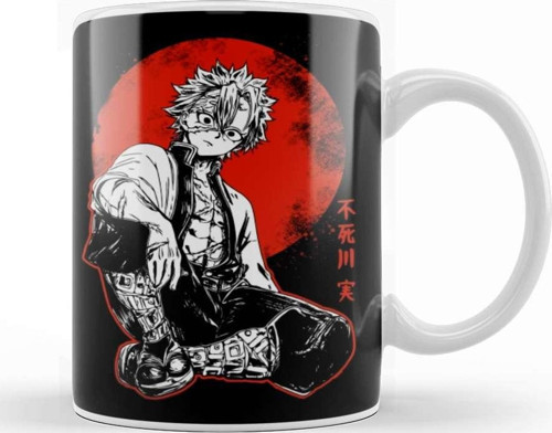 Sanemi Shinazugawa Red Moon Kupa Bardak Porselen