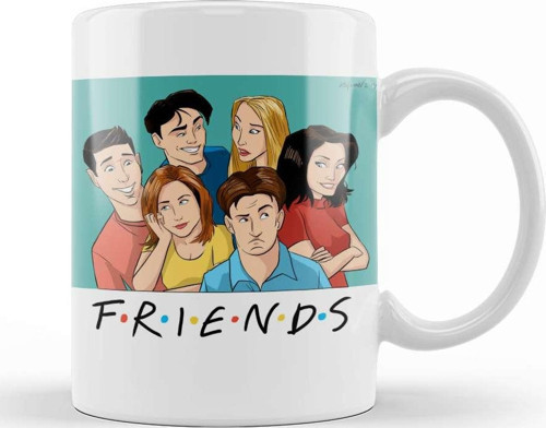 Chandler Bing Friends All Star 01 Kupa Bardak Porselen