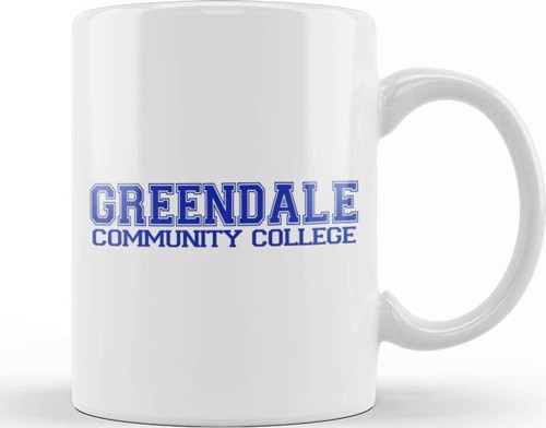 Greendale Community College Kupa Bardak Porselen