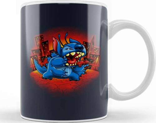 Lilo And Stitch Stitchzilla Kupa Bardak Porselen
