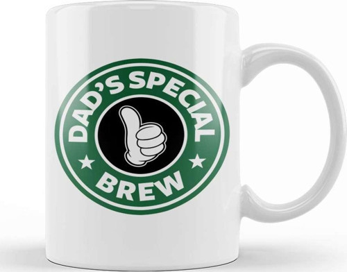 Dads Special Brew Starbucks Kupa Bardak Porselen