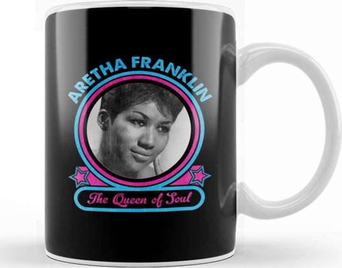 Aretha Franklin The Queen Of Soul Kupa Bardak Porselen