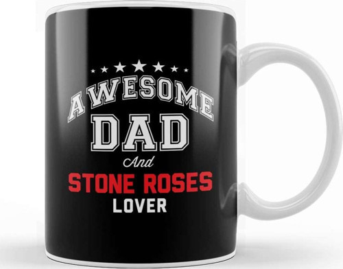 Awesome Dad And Stone Roses Lover Kupa Bardak Porselen