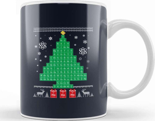 Chemistree Science Christmas Tree Kupa Bardak Porselen