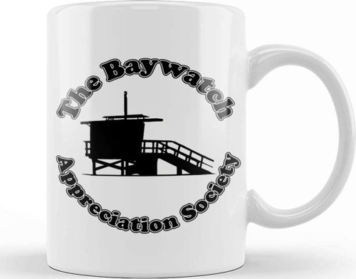 The Baywatch Appreciation Society Kupa Bardak Porselen