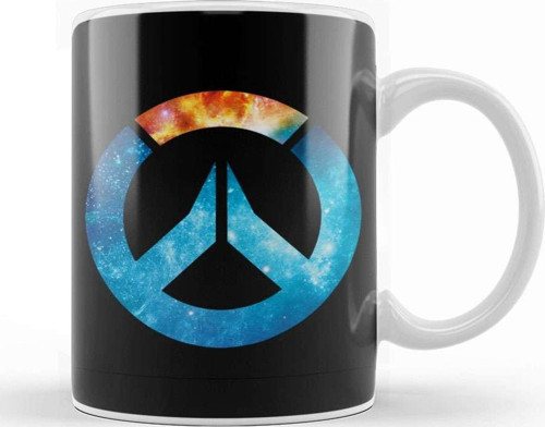 Overwatch Galaxy Silhouette Kupa Bardak Porselen