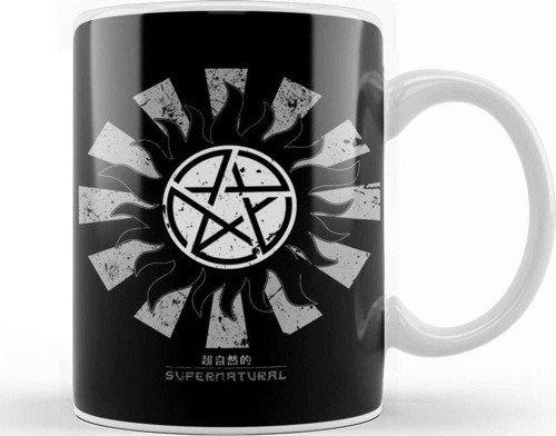 Supernatural Retro Japanese Kupa Bardak Porselen