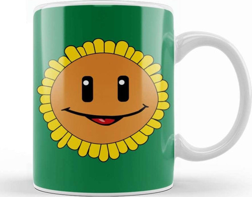 Plants Vs Zombies Sunflower Kupa Bardak Porselen
