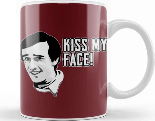 Alan Partridge Kiss My Face Quote Kupa Bardak Porselen