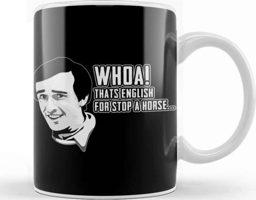 Alan Partridge Stop A Horse Quote Kupa Bardak Porselen