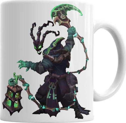 League Of Legends Thresh Lantern Kupa Bardak Porselen