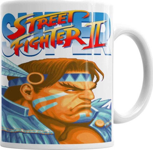 Street Fighter 2 Thunder Hawk 01 Kupa Bardak Porselen