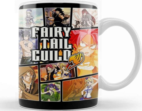 Fairy Tail Guild Anime Gta Style Kupa Bardak Porselen