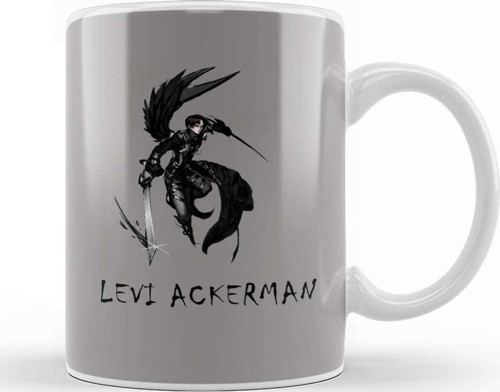 Levi Ackerman Attack On Titan 03 Kupa Bardak Porselen