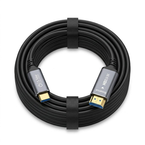 Sline 8K v2.1 Fiber Optik HDMI Kablo - 30Metre 7680x4320P
