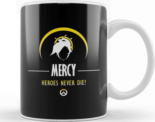 Mercy Heroes Never Die Overwatch Kupa Bardak Porselen