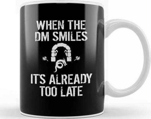 When The Dm Smiles It S Too Late Kupa Bardak Porselen