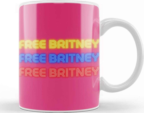 Free Britney Free Britney Spears Kupa Bardak Porselen