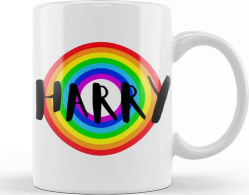 Prınce Harry Retro Rainbow Style Kupa Bardak Porselen