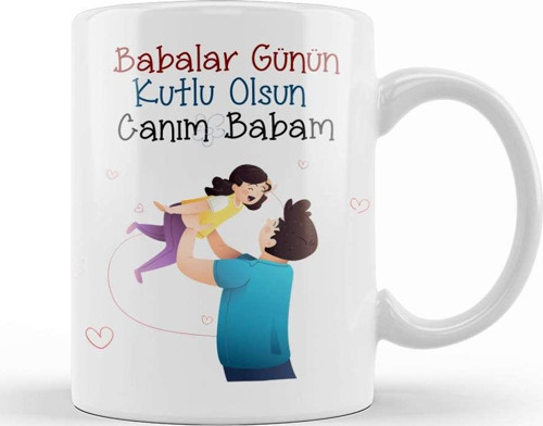 Babalar Günü Babaya Hediye 12023 Kupa Bardak Porselen