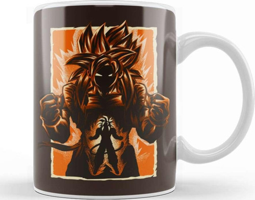 Super Saiyan Super Attack Saiyan Kupa Bardak Porselen
