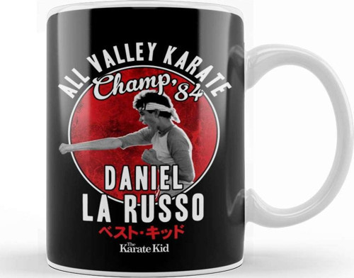 Karate Kid Champ Daniel La Russo Kupa Bardak Porselen