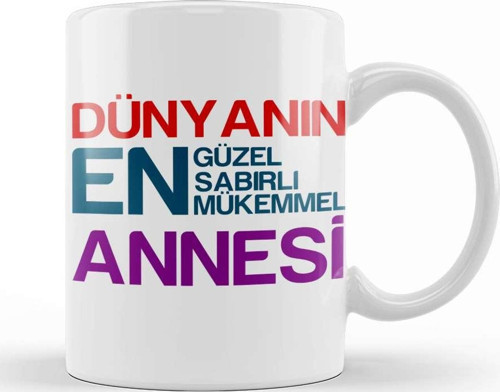 Anneler Günü Annelere Hediye 025 Kupa Bardak Porselen