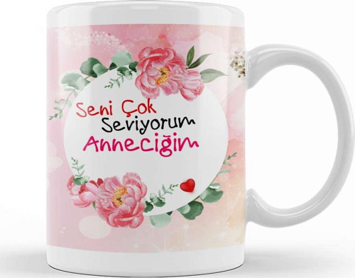 Anneler Günü Annelere Hediye 048 Kupa Bardak Porselen